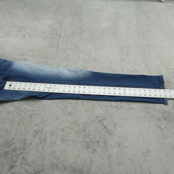 Lucky Brand Jeans Women's 10R Blue Mid-Rise Brooke Straight Denim 32" Inseam - Picture 14 of 15